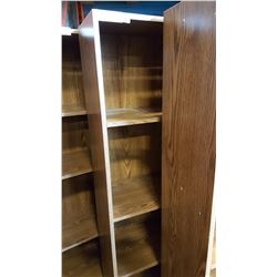 6 FOOT OAK BOOKSHELF