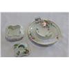 Image 2 : TWO HAND PAINTED NIPPON DRESSER DISHES ONE AS IS