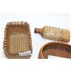 Image 2 : 4 PIECES NATIVE BASKETS