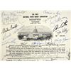 Image 1 : B.E.P. Card from 1st Memphis Paper Money Show. Memphis Tennessee. June 4-5, 1977. Autographed Signat