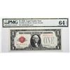 Image 1 : Fr. 1500. 1928 $1 Legal Tender Note. PMG Choice Uncirculated 64 EPQ.