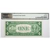 Image 2 : Fr. 1607. 1935 $1 Silver Certificate. PMG Gem Uncirculated 66 EPQ. Low Serial Number.