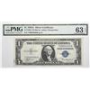 Image 1 : Fr. 1608. 1935A $1 Silver Certificate. PMG Choice Uncirculated 63 EPQ.