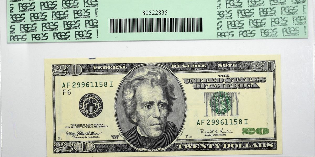 Lot of (3) Federal Reserve Error Notes. Graded.