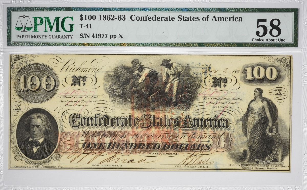 Lot Of 10 1862 63 Confederate Currency Mixed Grades - 