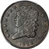 Image 1 : 1828 Classic Head 1/2¢. C-2. 12 Stars. Rarity-2. AU-58 PCGS.