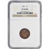 Image 3 : 1881 Indian 1¢. Proof-64 RB NGC.