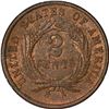 Image 2 : 1865 Shield 2¢. MS-64 RB PCGS. OGH.