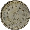Image 2 : 1883 Shield 5¢. MS-62 PCGS.