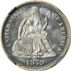Image 1 : Satiny Gem Mint State 1879 Dime. 1879 Seated Liberty 10¢. MS-67 NGC.