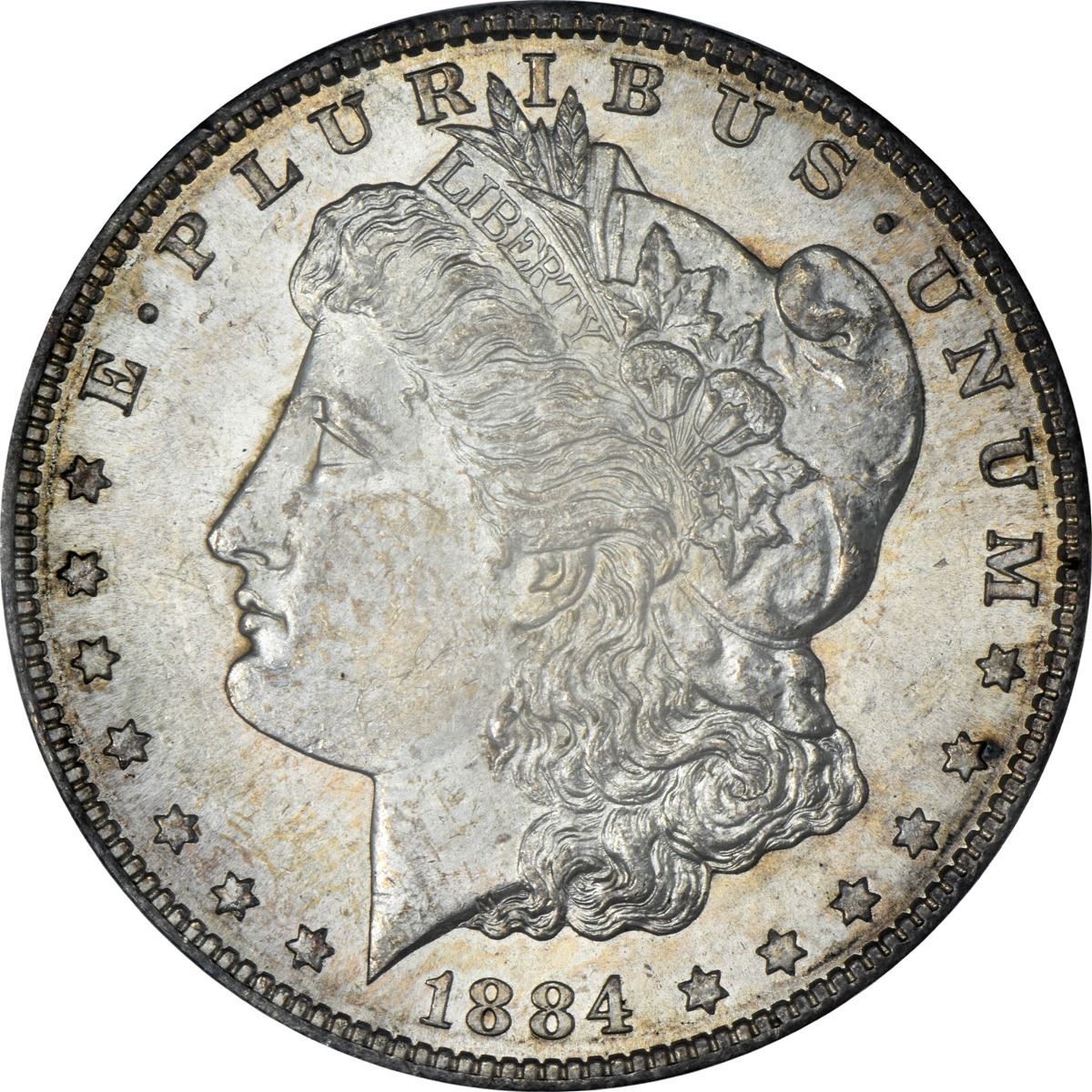 Mint State 62 1884S 1. 1884S 1. MS62 PCGS. Kagin's Inc.