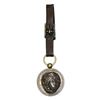 Image 1 : Pop-Out. 1891-O Morgan $1 Leather Strap Watch Fob. Overall EF.