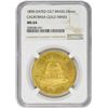 Image 3 : Impressive 1850 California Gold Mines Token Choice Uncirculated. California. 1850-Dated California G