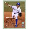 Image 1 : R.A. Dickey Toronto Blue Jays Autographed 2013 Opening Day 8x10 Photo ( AJ SPORTS COA)