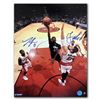 Image 1 : Jonas Valanciunas and Terrence Ross Toronto Raptors Dual Signed 11x14 ( AJ SPORTS COA)