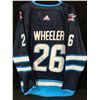 Image 1 : Blake Wheeler Signed Jets Captains Jersey (JSA COA)