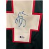 Image 2 : DEVYN DUBNYK SIGNED MINNESOTA WILD CUSTOM JERSEY (BECKETT COA)