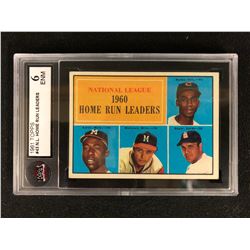 1961 TOPPS NL HOME RUN LEADERS ( KSA 6)