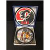 Image 1 : NEW IN PACKAGE FANCAVE SPORTS CLOCK CALGARY FLAMES