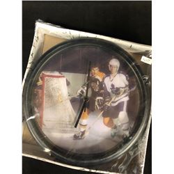 NEW IN PACKAGE FANCAVE SPORTS CLOCK BRUINS LEAFS