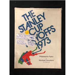 ORIGINAL 1973 STANLEY CUP PLAYOFF PROGRAM FLYERS VS. CANADIANS