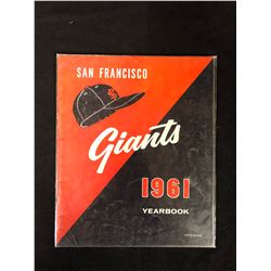 1961 SAN FRANCISCO GIANTS YEAR BOOK ( MINT)