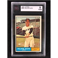 1961 TOPPS NO. 565 FELIPE ALOU ( KSA 8)