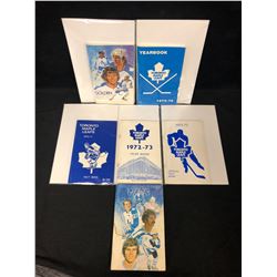 1970'S TORONTO MAPLE LEAFS YEAR BOOK LOT