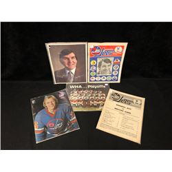 VINTAGE WINNIPEG JETS COLLECTIBLES LOT