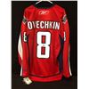 Image 1 : ALEX OVECHKIN SIGNED WASHINGTON CAPITALS JERSEY WITH COA
