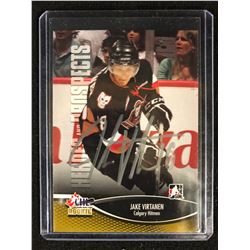 HEROES AND PROSPECTS JAKE VIRTANEN SIGNED HOCKEY CARD