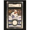 Image 1 : NAZEM KADRI GAME USED JERSEY CARD GRADED 9