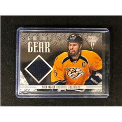 PANINI TITANIUM GAME WARN JERSEY CARD SHEA WEBER