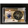 Image 1 : UPPER DECK SIGNATURE PUCK AUTO DION PHANEUF