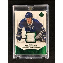 PANINI EMERALD PATCH DION PHANEUF 5/5