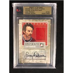 2006 IN THE GAME LARRY ROBINSON AUTO 7/50