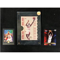 MICHEAL JORDAN OVERSIZED CARD LOT