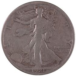 1921 Walking Liberty Half Dollar Coin