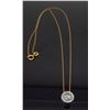 Image 5 : 14KT Rose Gold 1.12ct Diamond Pendant with Chain