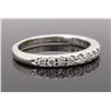 Image 4 : 14KT White Gold 0.25ctw Diamond Ring