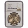 Image 1 : 1926 $1 Peace Silver Dollar Coin NGC MS64