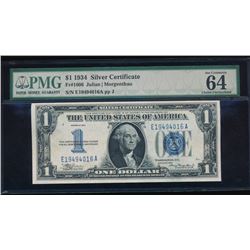 1934 $1 Silver Certificate PMG 64