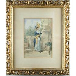 P. ROBIN (French, 19th/20th Century) FRENCH FASHION.