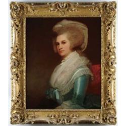 GEORGE ROMNEY (British, 1734-1802) PORTRAIT OF LADY ROBINSON.