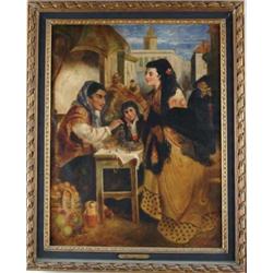 ROBERT KEMM (British, 1849-1890) “THE ITALIAN FRUIT SELLER”.