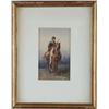 Image 1 : ORLANDO NORIE (British, 1832-1901) SOLDIER ON HORSEBACK.