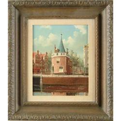 DISPO GEORGE JAN (Dutch, 1922-1973) AMSTERDAM’S TOWER.