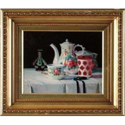 FERDINAND HORACEK (Czechoslovakian, 1888-1956) TABLETOP STILL LIFE.