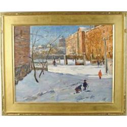 STANISLAV VASILEVICH PETRASHEVSKI (Russian, 1935-) MORNING SUN.