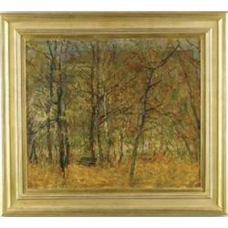 STANISLAV VASILEVICH PETRASHEVSKI (Russian, 1935-) AUTUMN STROLL.